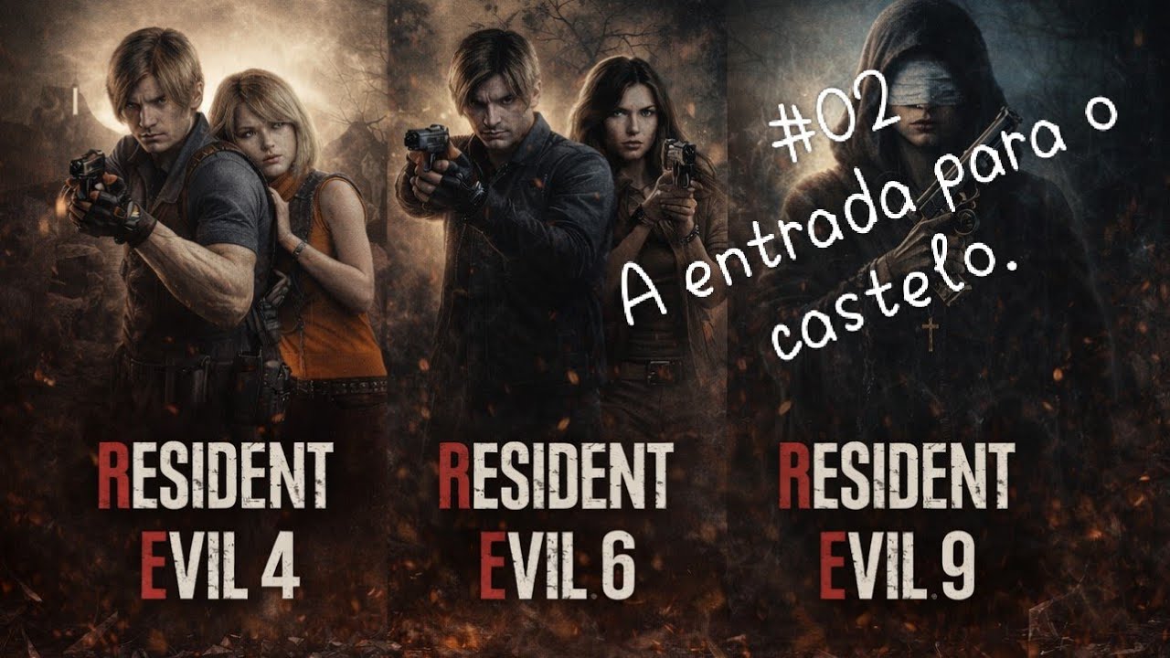 JOGANDO RESIDENT EVIL DO LEON ATÉ LANÇAR O RE:9 (RE:4 PlayStation 5)