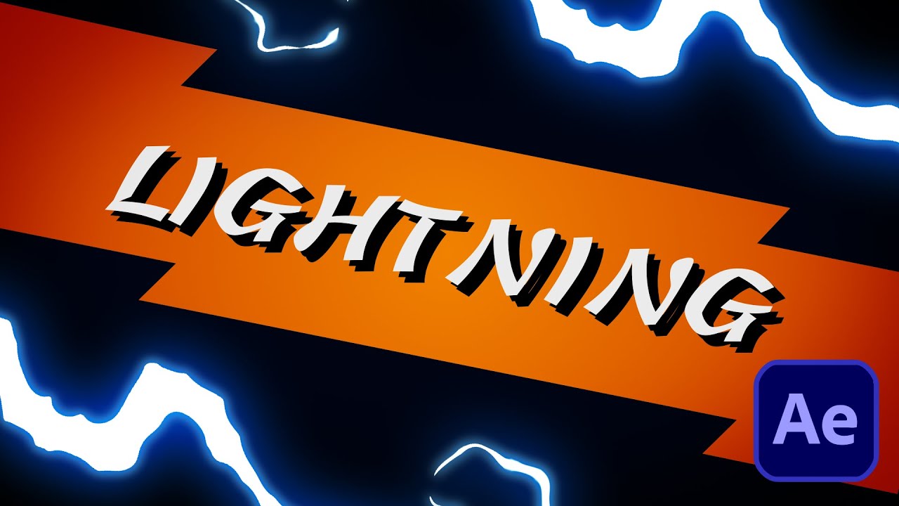 Anime Lightning effect, Part 1  - After Effects tutorial