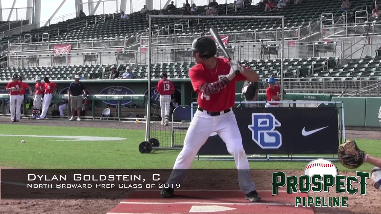 Dylan Goldstein prospect video, C, North Broward Prep Class of 2019
