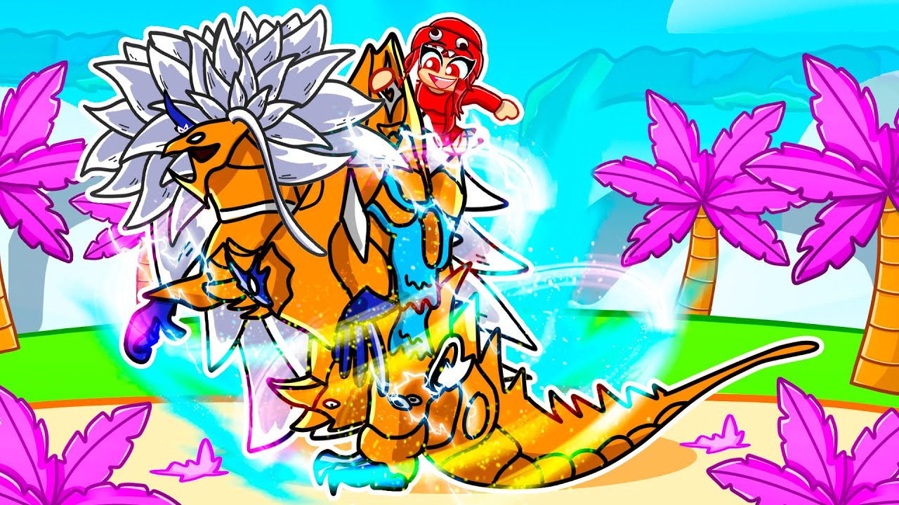 Playing as a PROTECTIVE SUPER SAIYAN INFINITY KAIJU in Roblox Creatures of Sonaria!