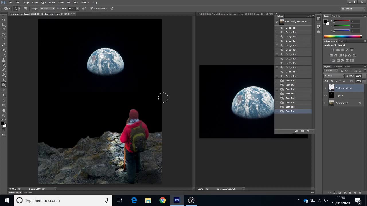 PhotoMontage in Photoshop