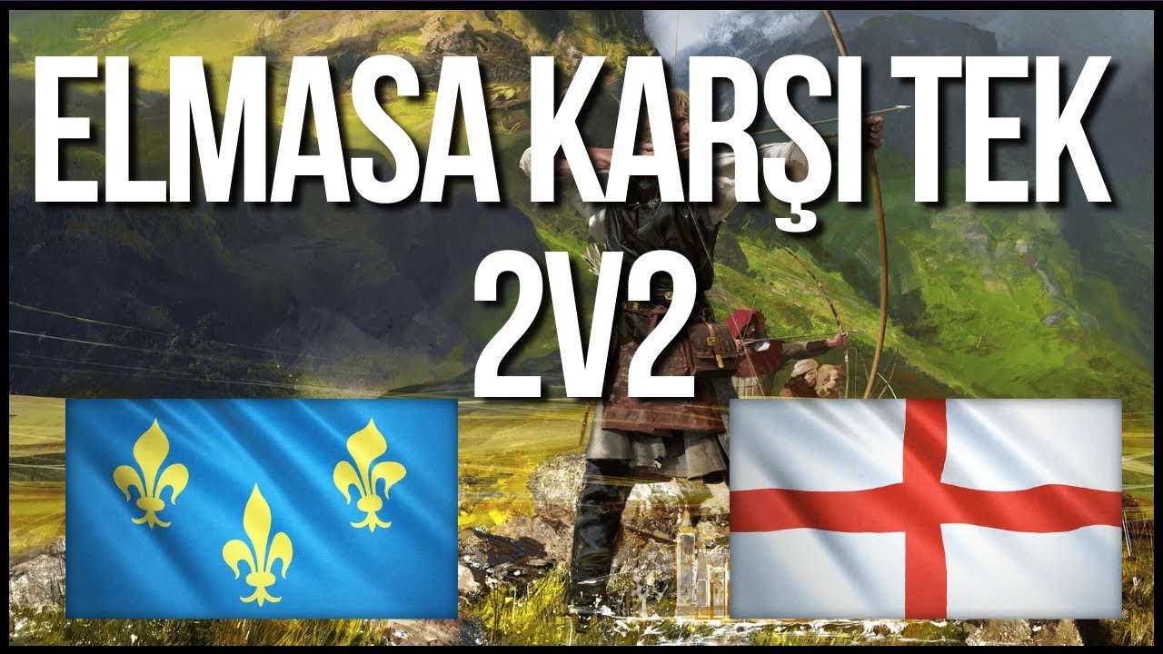 ELMASA KARŞI 1v2 ATTIM - Fransız İngiliz 2v2 | Age of Empires IV 9. Sezon