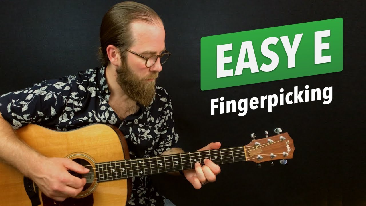 Easy-Going Fingerpicking Riff in Key of E
