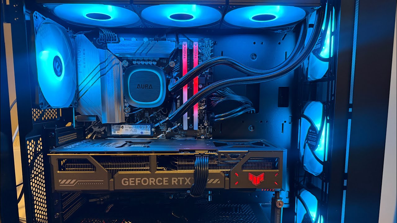 ABS Eurus Aqua PC | I9 14900kf - RTX 5070Ti #intel #abs #prebuiltpc #newegg