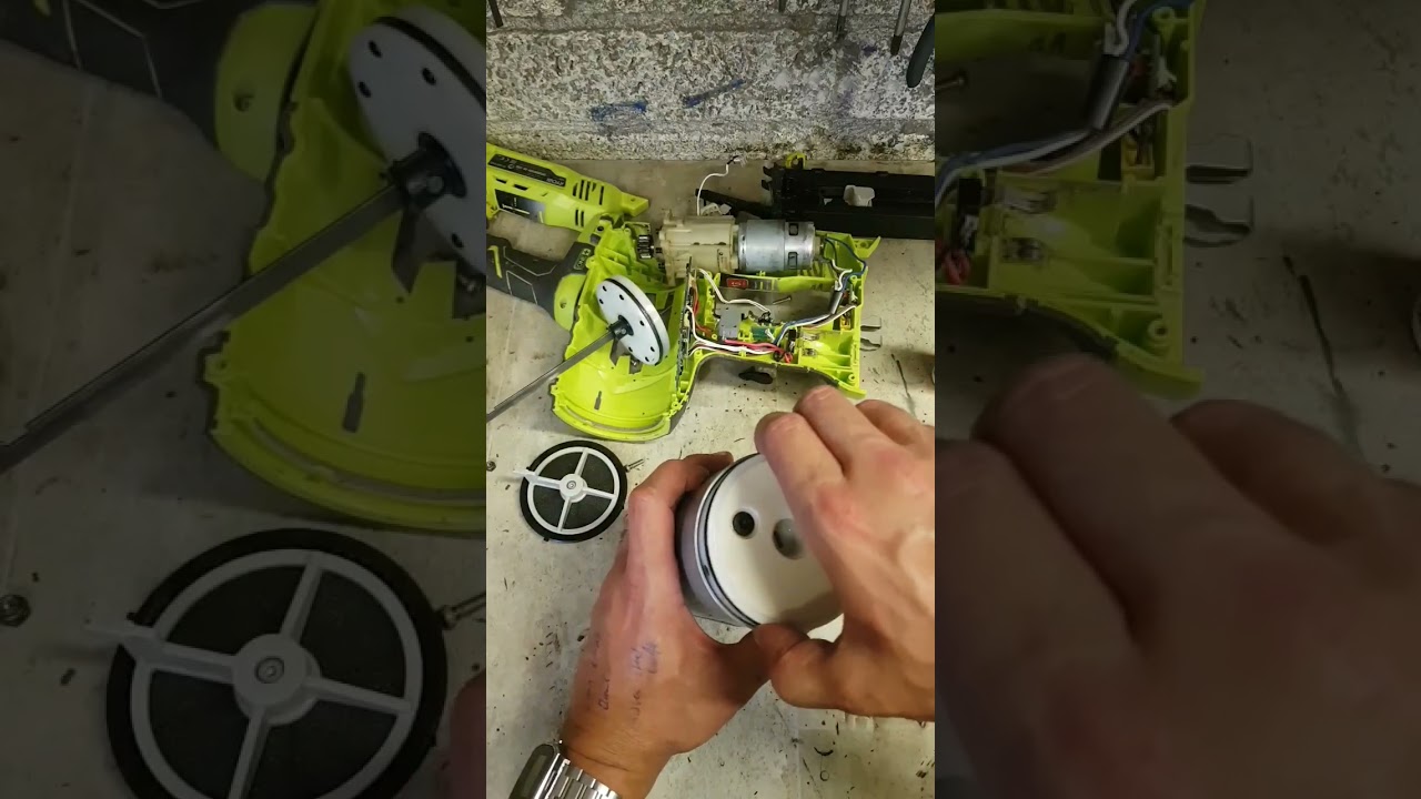 Repairing a Ryobi nail gun that won't shot nails. 