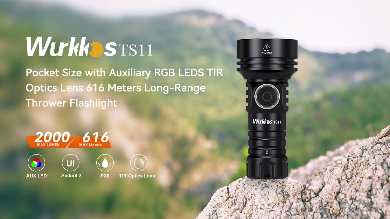Wurkkos TS11 - The pocket thrower with Anduril RGB function