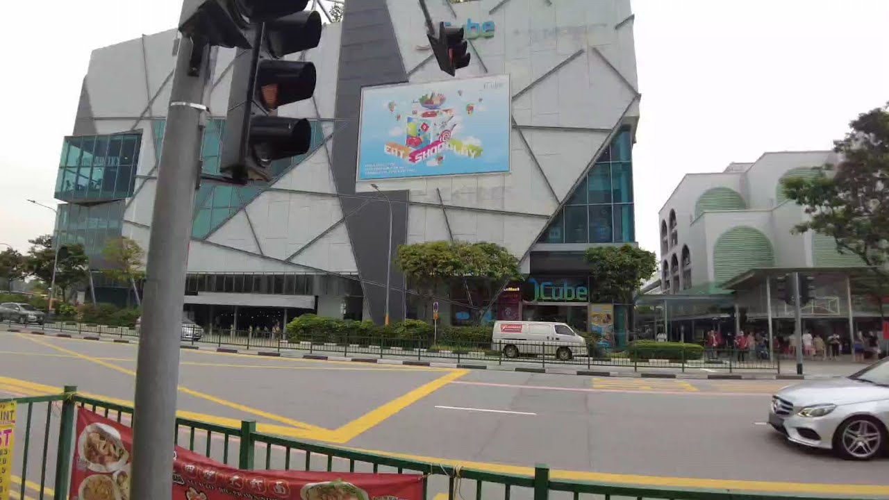 Singapore Mall Tour - JCube Mall. Walking Tour in Full HD.