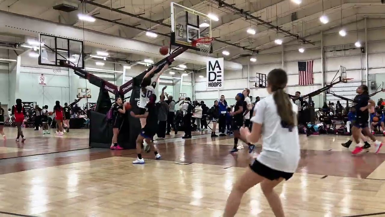 Team Durant girls 2031 defeats New Jersey gems elite 8 made hoops 2026