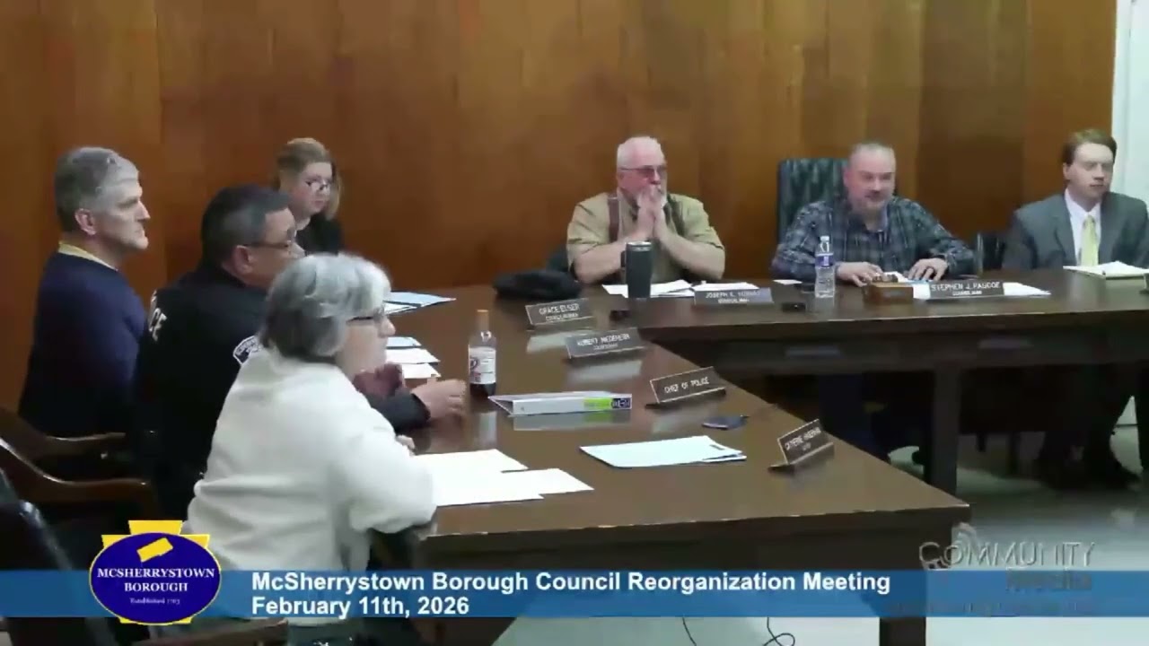 McSherrystown Borough Council Meeting - 02/11/2026