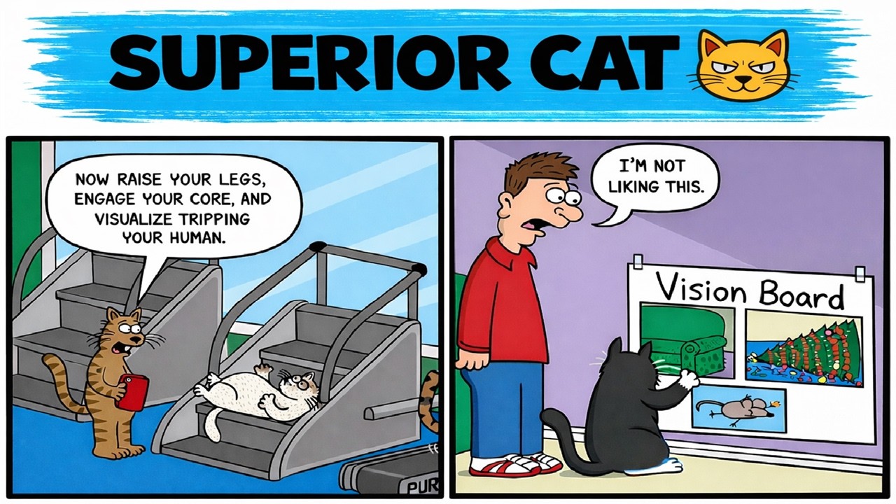 Cats Acting Superior vs. Dogs Being… Pure Chaos 😂 | Fun Pet Comics Show! (New Pics)