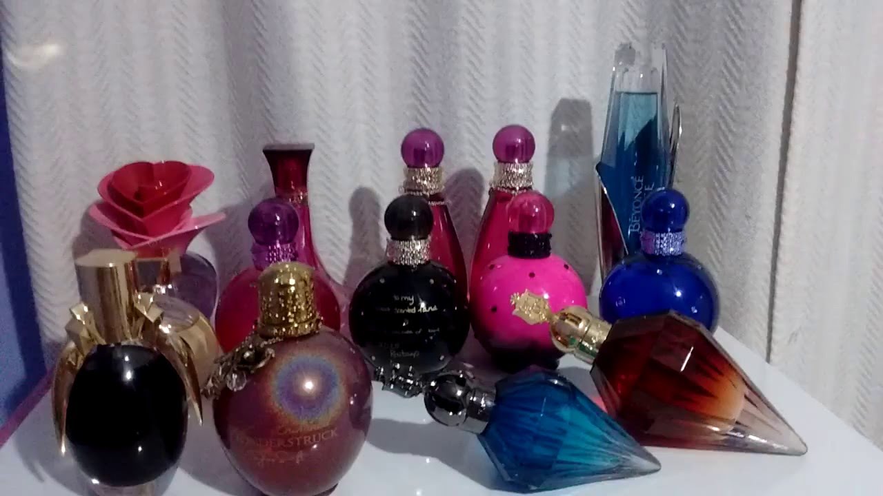 Meus perfumes de celebridades ( Britney, Beyoncé, Katy Perry, Justin Bieber, etc...)