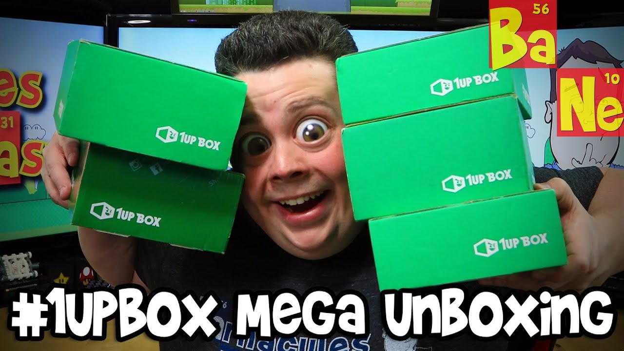 Unboxing 5 months of 1UP BOX - So much box, such wow! - @Barnacules