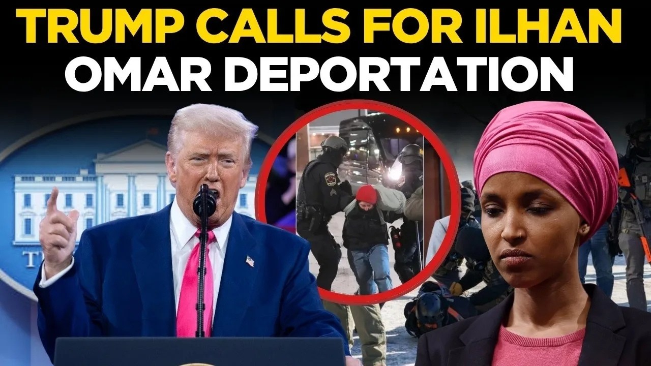 Donald Trump LIVE | 'Get The HELL Out of our Country', Trump Torches 'Con' Ilhan Omar | US News LIVE