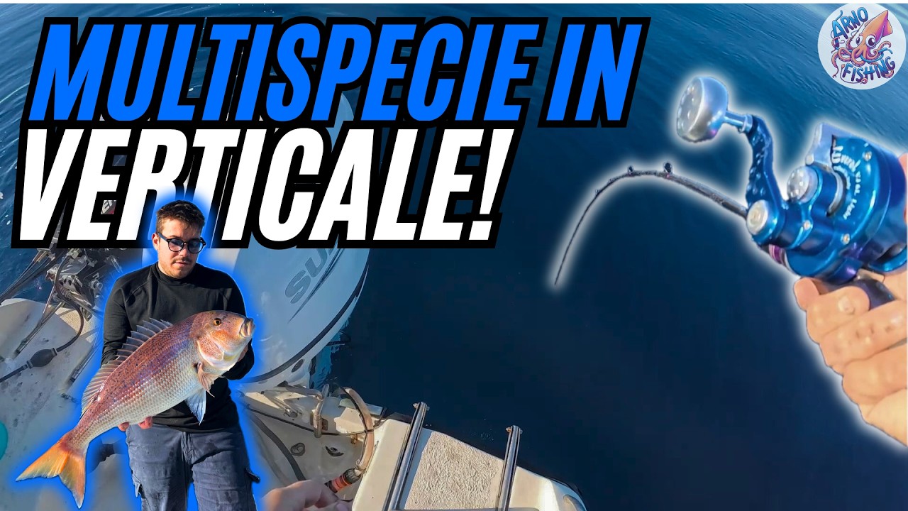 Catturo di TUTTO in VERTICALE! | Pesca dalla Barca