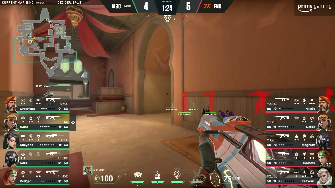 M3C d3ffo taking it easy on vct | M3C vs FNC