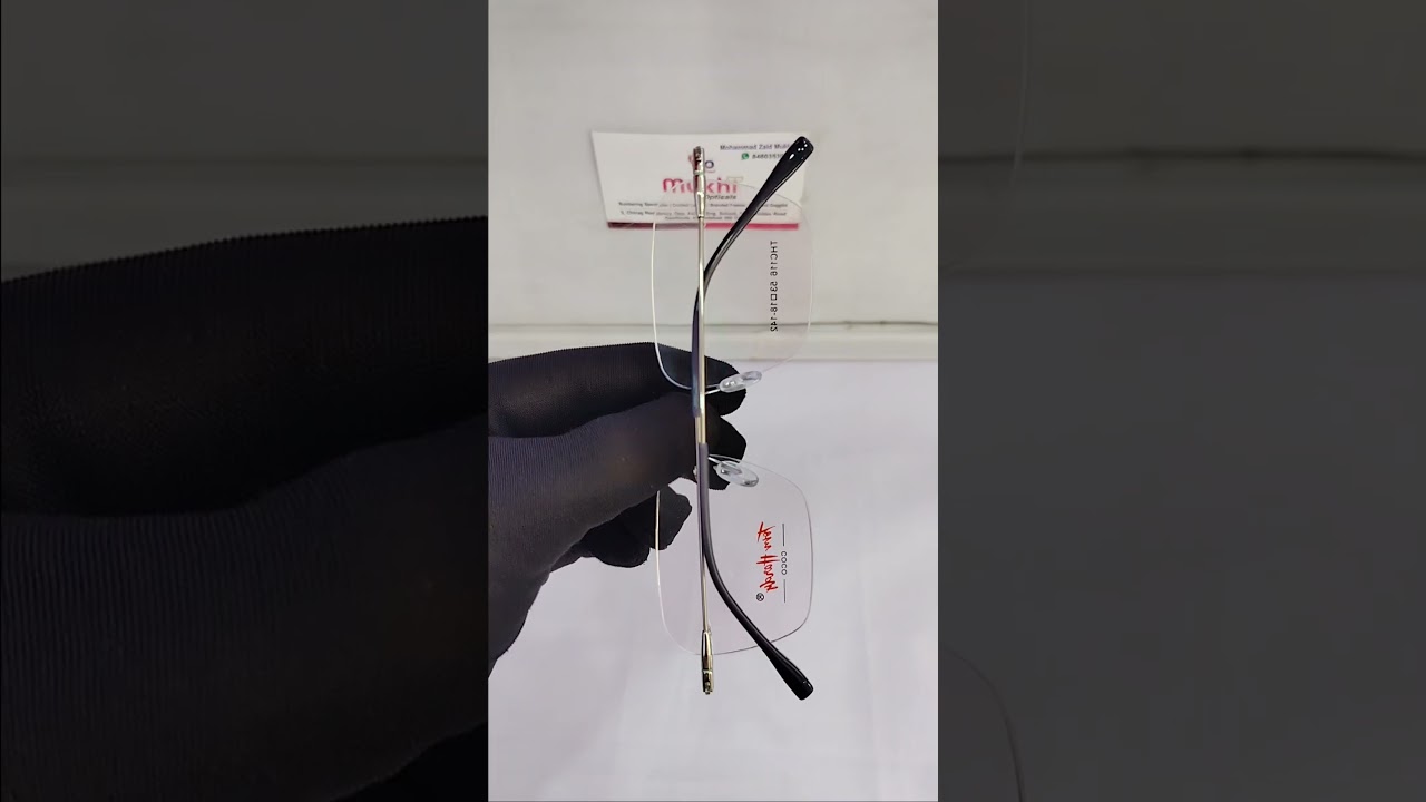 Sleek Rimless frame #eyewear #trending #eyeglasses #onlineshopping  #contactlenses #bluecut