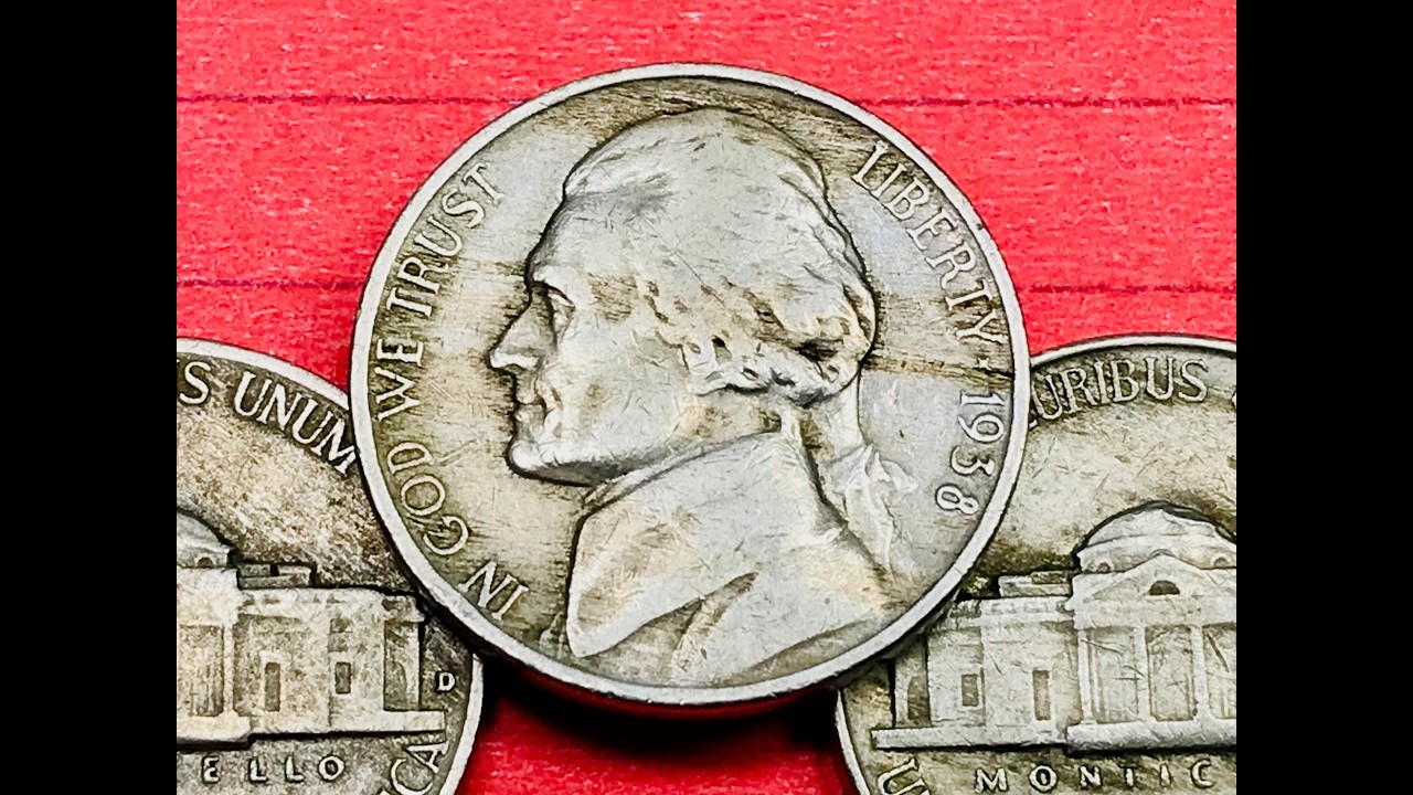 1938 US Jefferson Nickels Worth Money