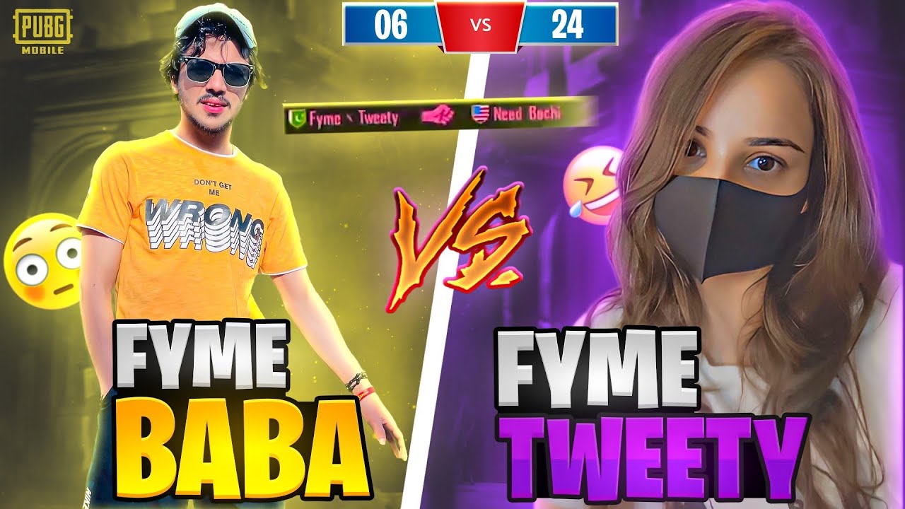FYME TWEETY KILLED ME WITH FIST🥵/ FYME BABA / PUBG MOBILE