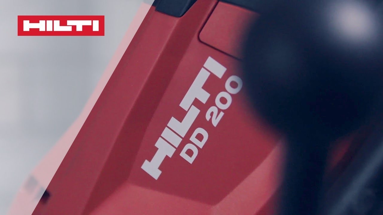 INTRODUCING the Hilti DD 200 diamond coring tool