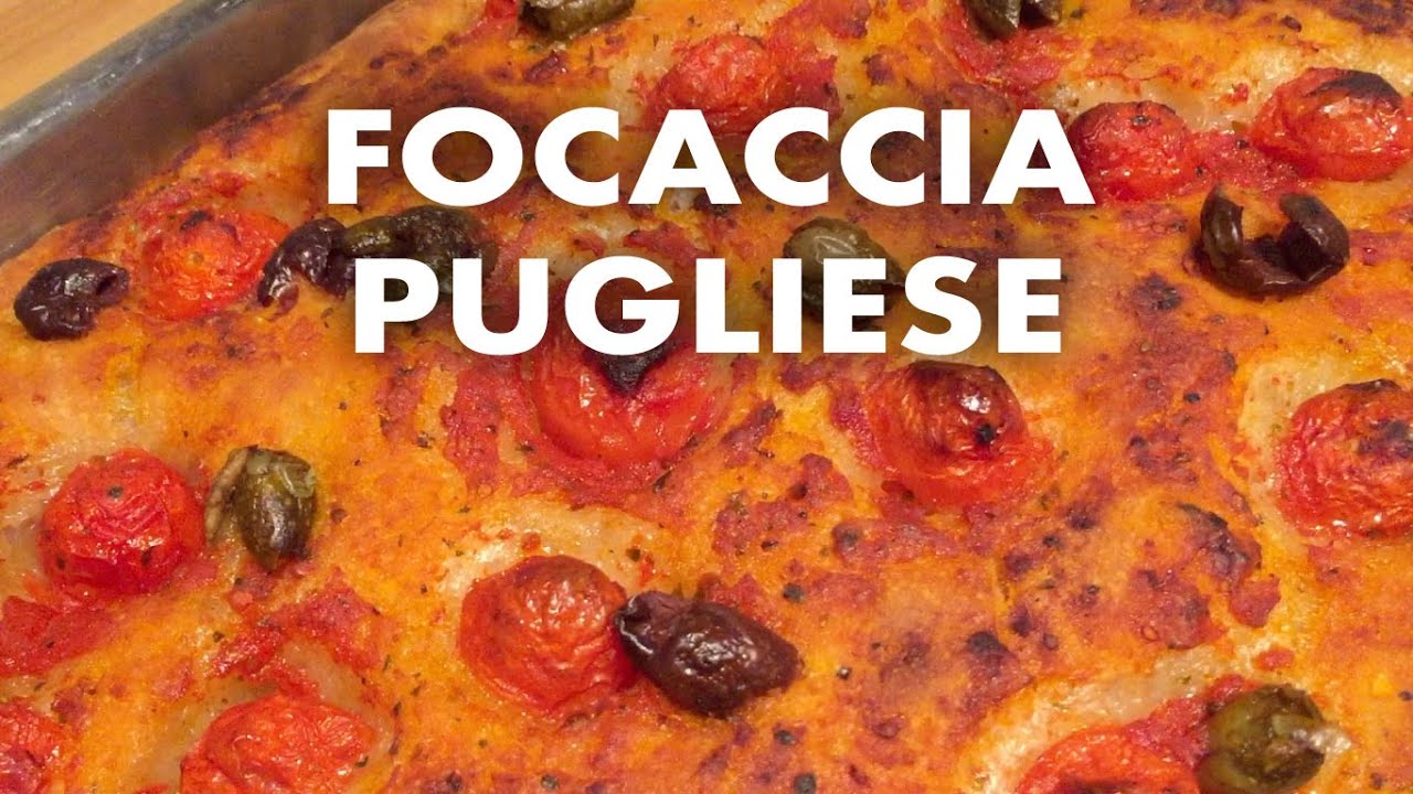 Focaccia pugliese con lievito madre