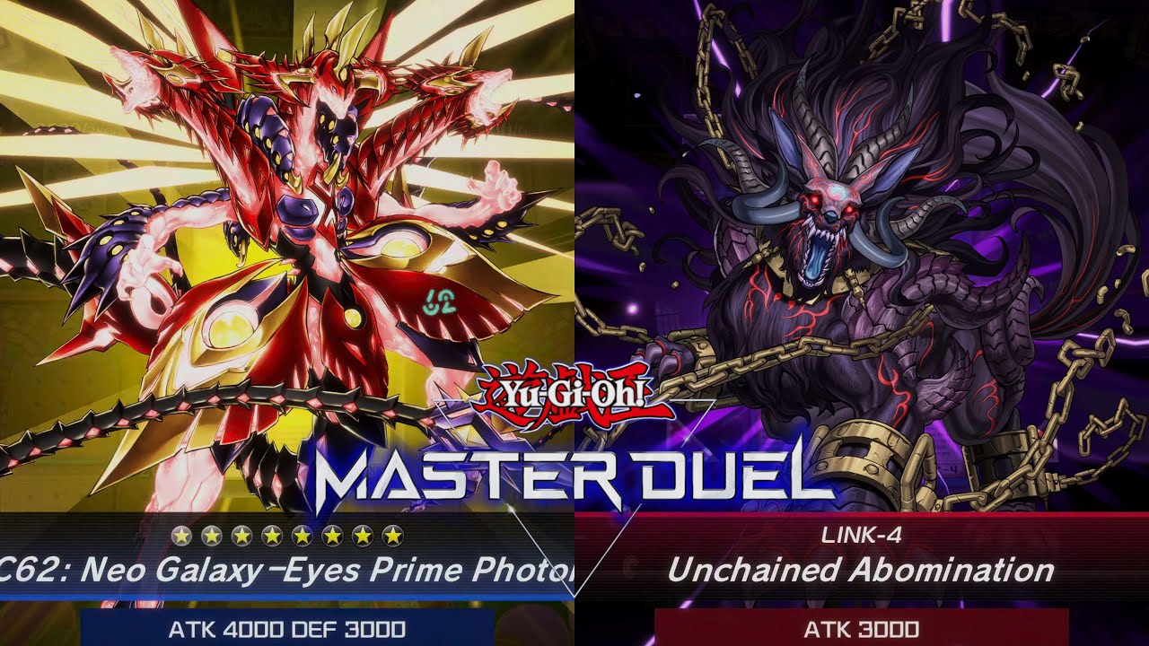 Galaxy-Eyes Vs Unchained | Yu-Gi-Oh! Master Duel Replay