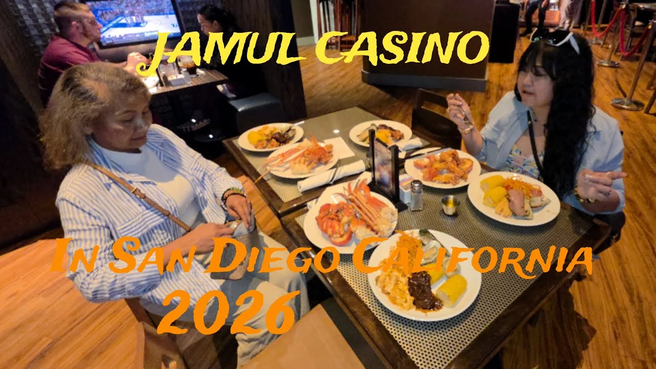 Шведский стол с лобстерами в казино Jamul 2026