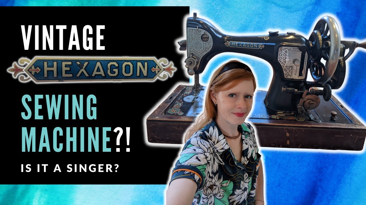 Is This A Singer?! - Unboxing A Hexagon Hand Crank - Cleaning Up An Antique Sewing Machine