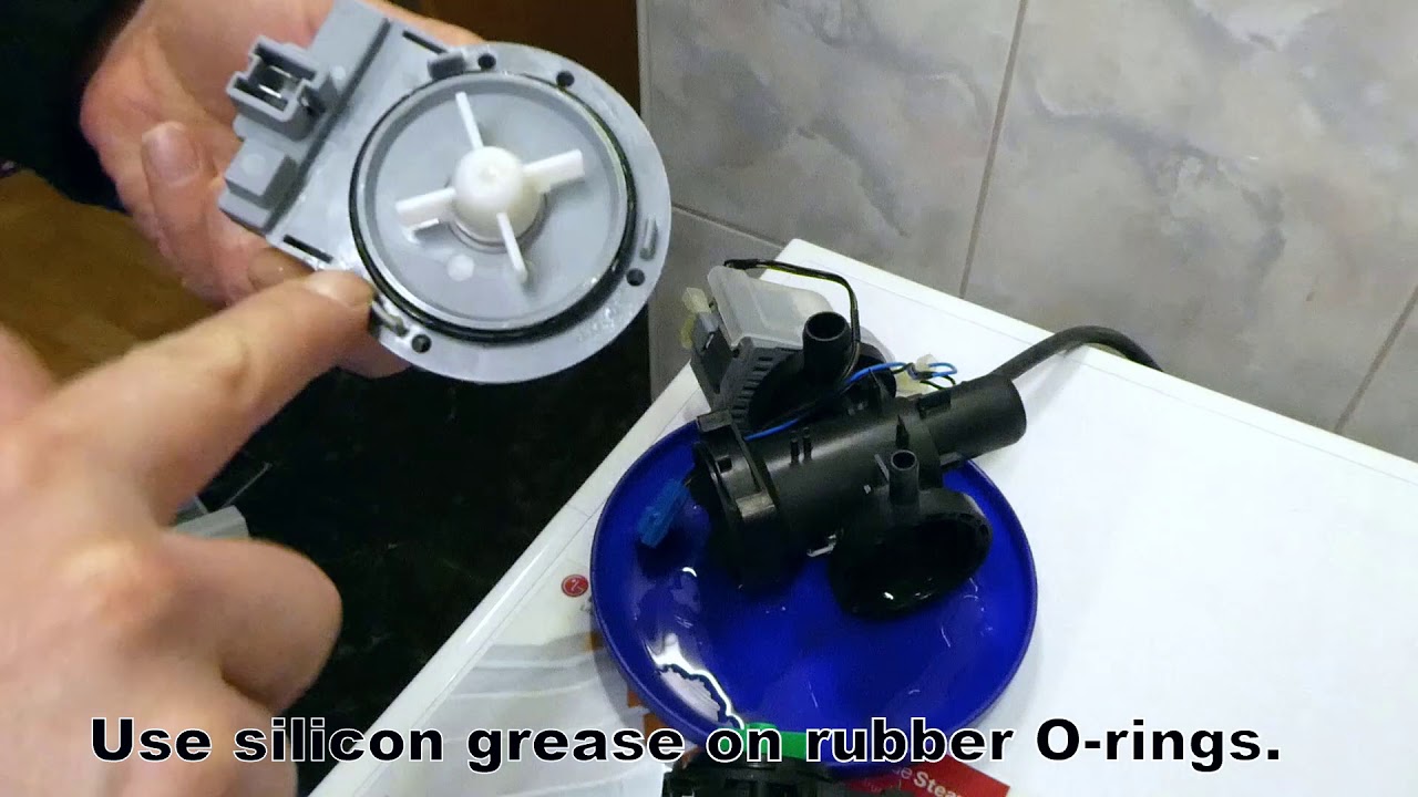 LG Washing Machine is strangely noisy. Drain pump change.