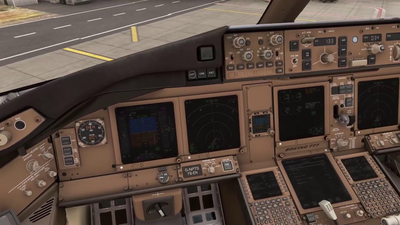 PMDG 777F Long Haul Flight | EGAA-FAOR