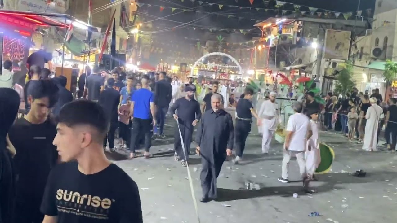 موكب انصار الزهراء بغداد شارع الكفاح يوم 8محرم 2023