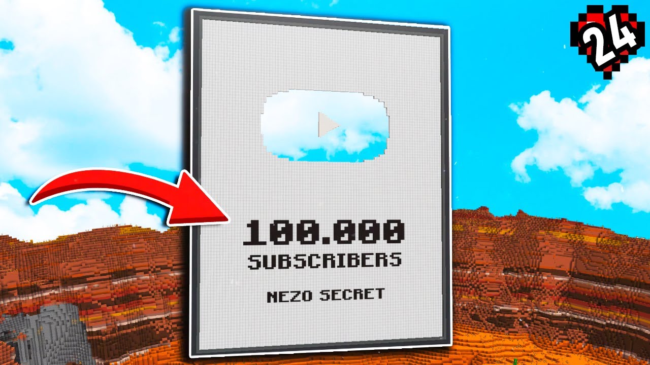 Building the GIANT YouTube Silver Play Button in Minecraft