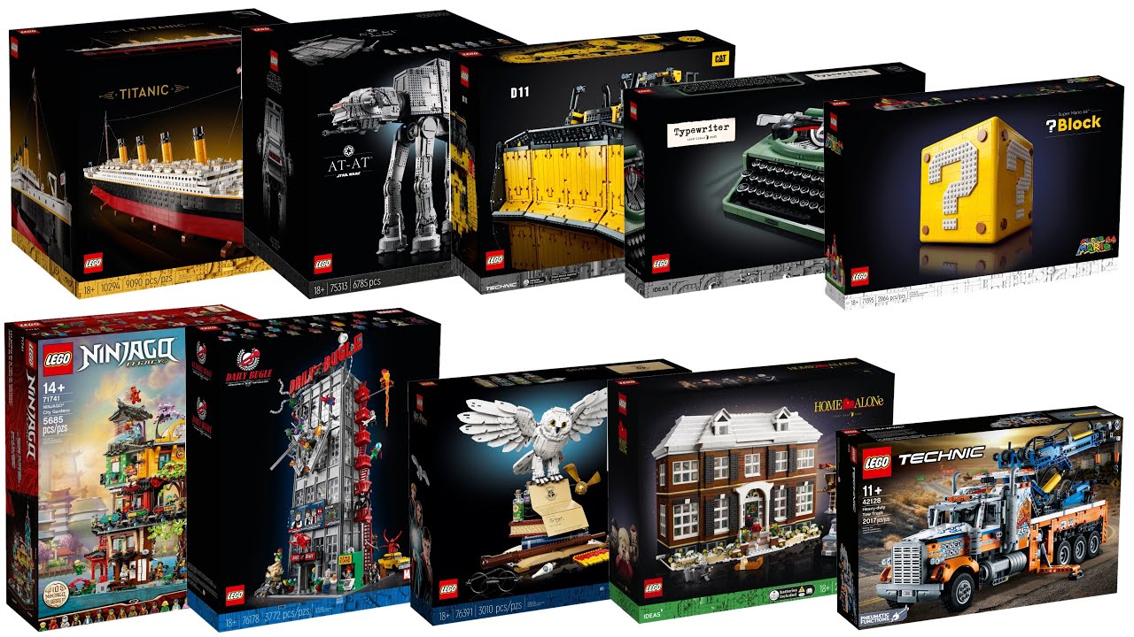 My personel Top 10 LEGO Sets 2021 Compilation/Collection Speed Build