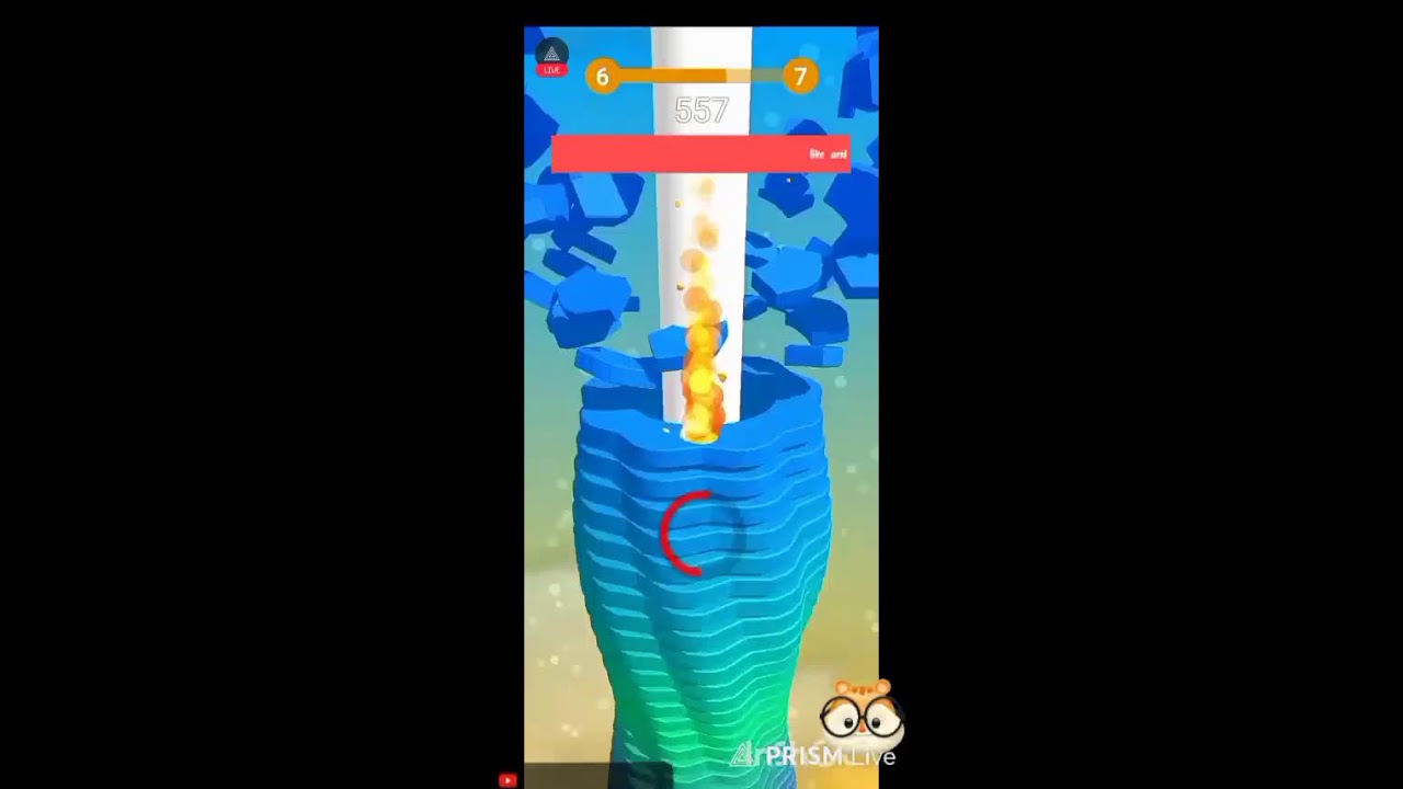 🎮 STACK BALL LIVE GAMEPLAY 🔥Non-stop fun, fast tapping & satisfying levels!