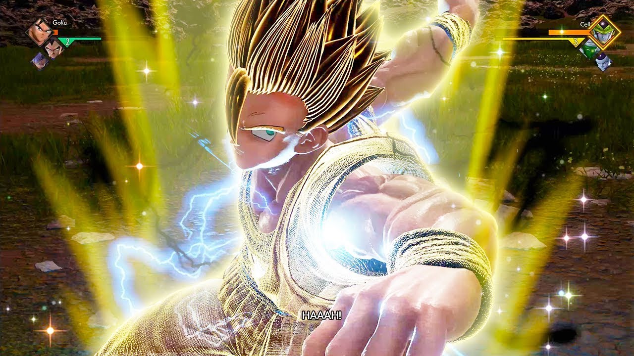 JUMP FORCE - Gohan Super Saiyan ULTIMATE ATTACKS & Gameplay MOD