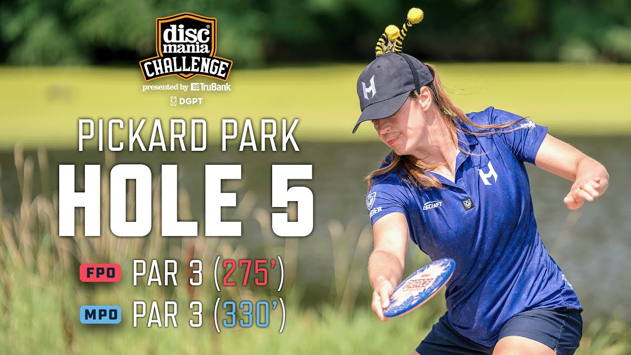 WATCH LIVE ACE RUNS ON HOLE 5 AT PICKARD PARK! DISCMANIA CHALLENGE LIVESTREAM