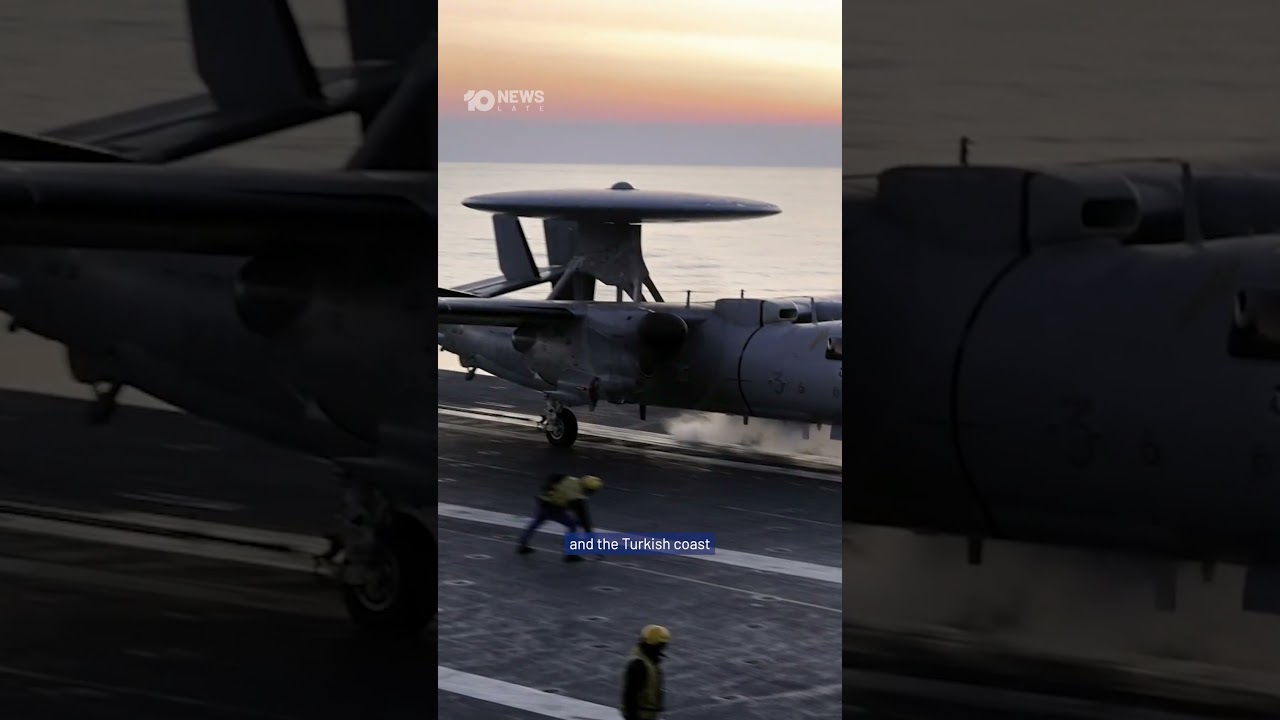 Как тренировка французского военно-морского офицера раскрыла местоположение авианосца | 10 News