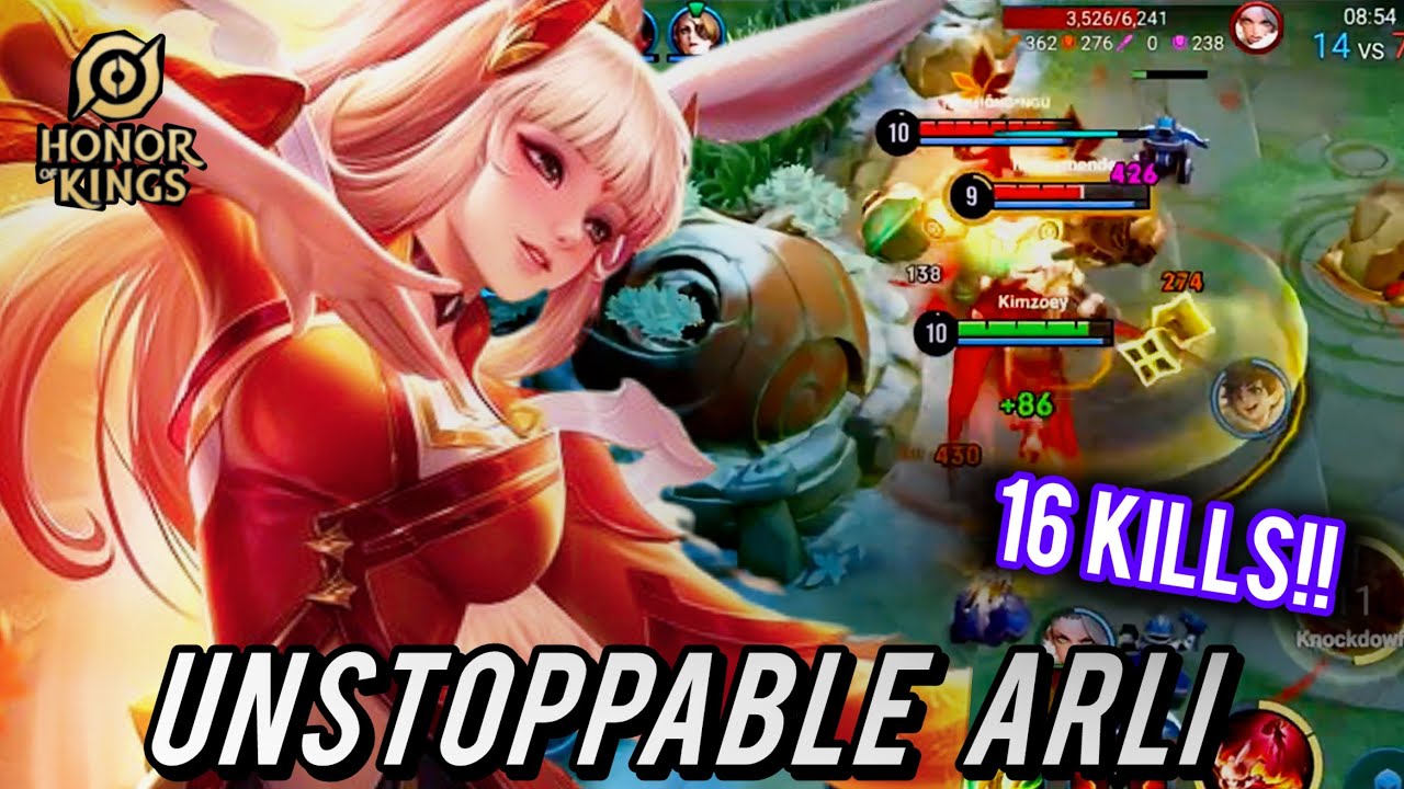Honour of Kings  |  ARLI  |  This is how to use Arli for High Ranks  |  Zay Hok ||