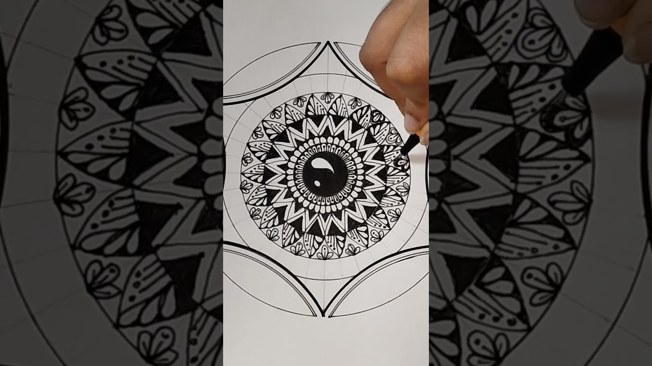 Mandala art for beginners | Step by step mandala art