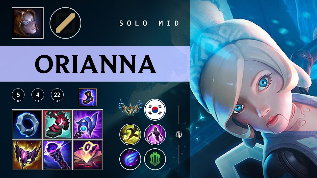 Orianna Mid vs Syndra - KR Challenger Patch 26.04