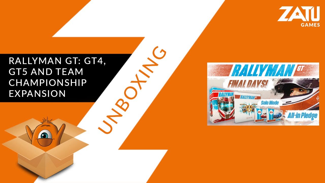 Rallyman GT: GT4, GT5 and Team Challenge Exp - Unboxing