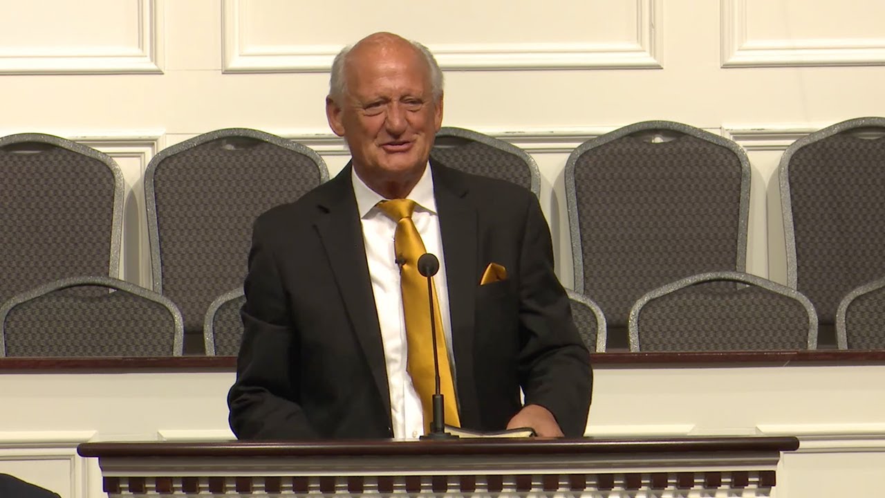 Dr. Jack Trieber preaching 