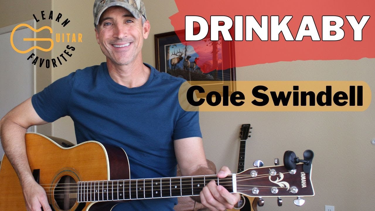 Drinkaby Guitar Lesson | Cole Swindell | Easy Country Song