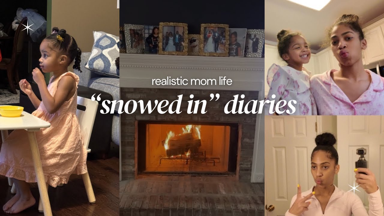 A Mom in Her 20s✨| Snowed In with the Flu🤒❄️( Raw+Uncut)