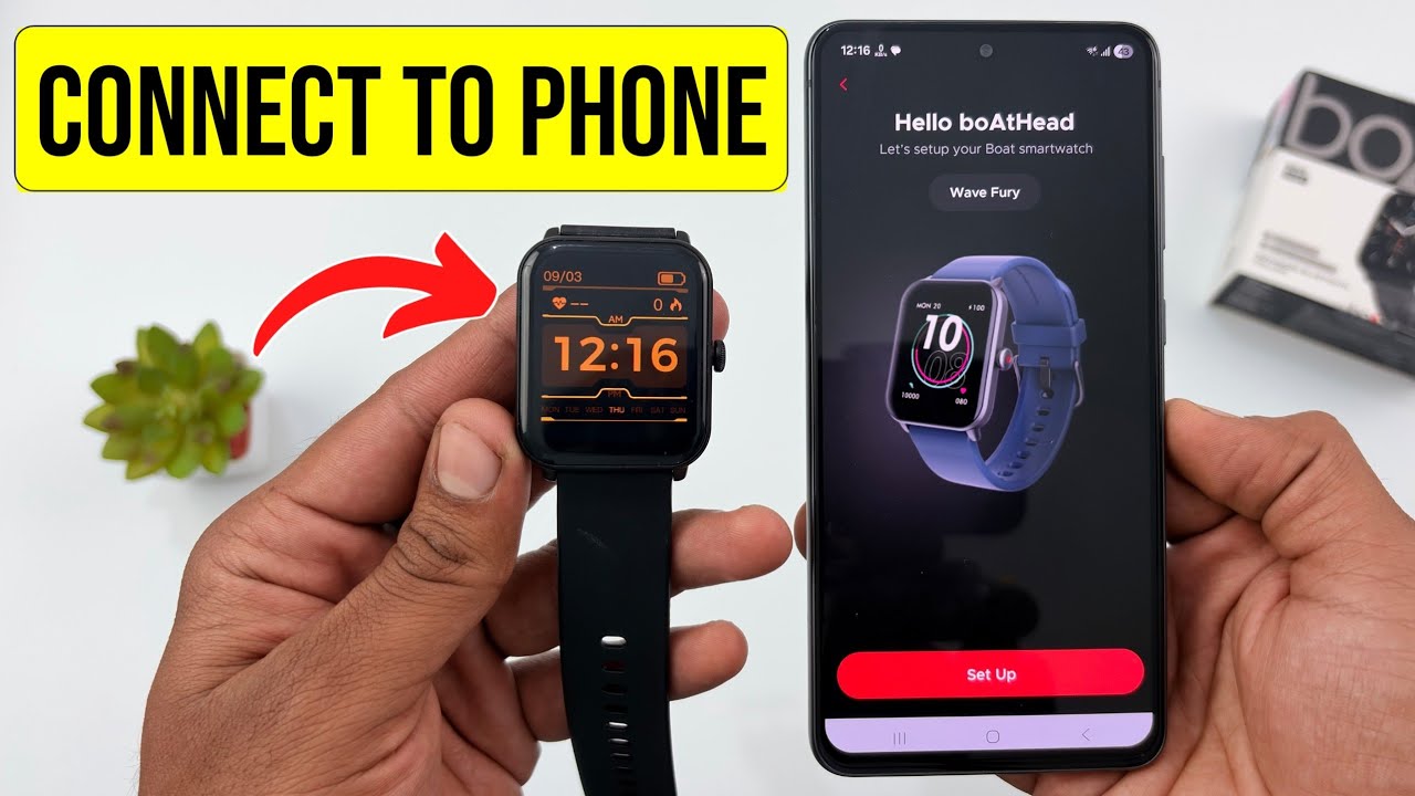 boAt Wave Fury Connect to Phone | boAt Wave Fury Smartwatch Phone Se Kaise Connect Kare 