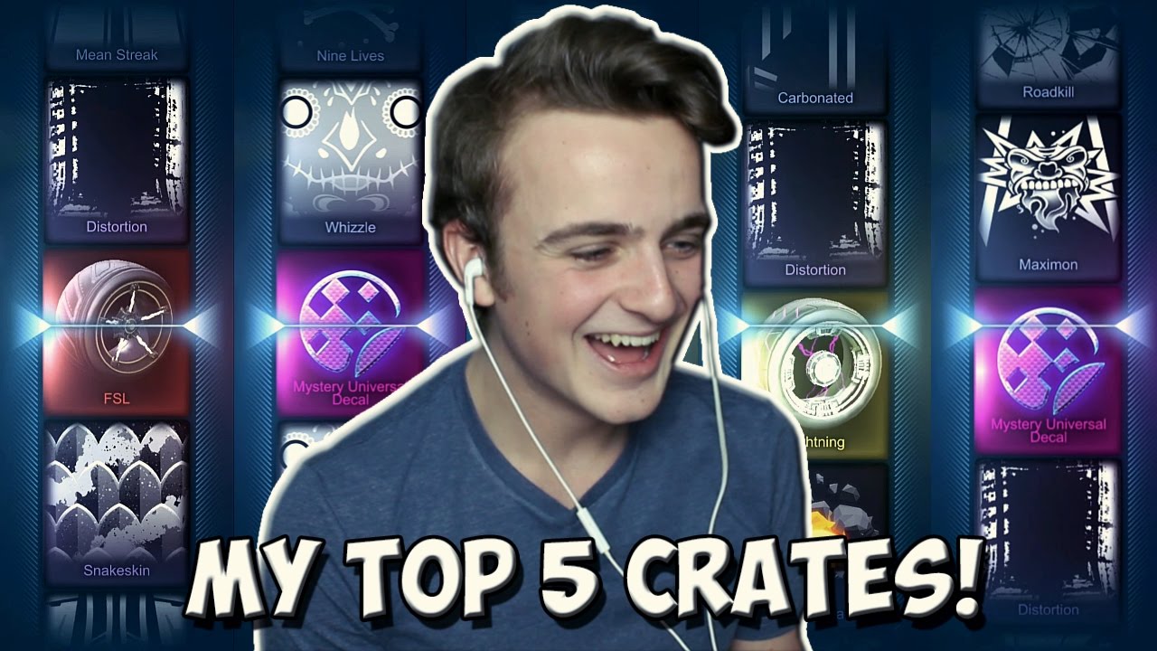 TOP 5 BEST ROCKET LEAGUE CRATE OPENINGS [FEBRUARY] | PAINTED EXOTICS AND MYSTERY UNIVERSAL DECALS