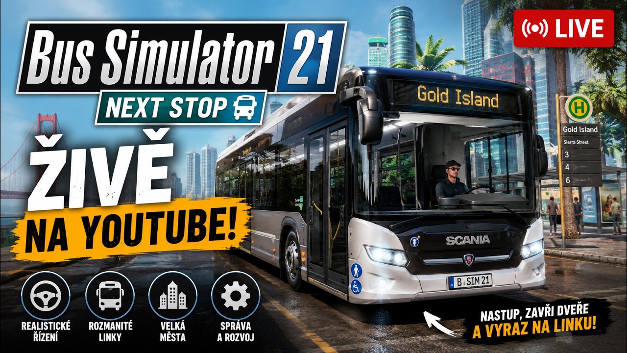 Ř&iacute;d&iacute;me Autobus | Bus Simulator 21 Next Stop | #1