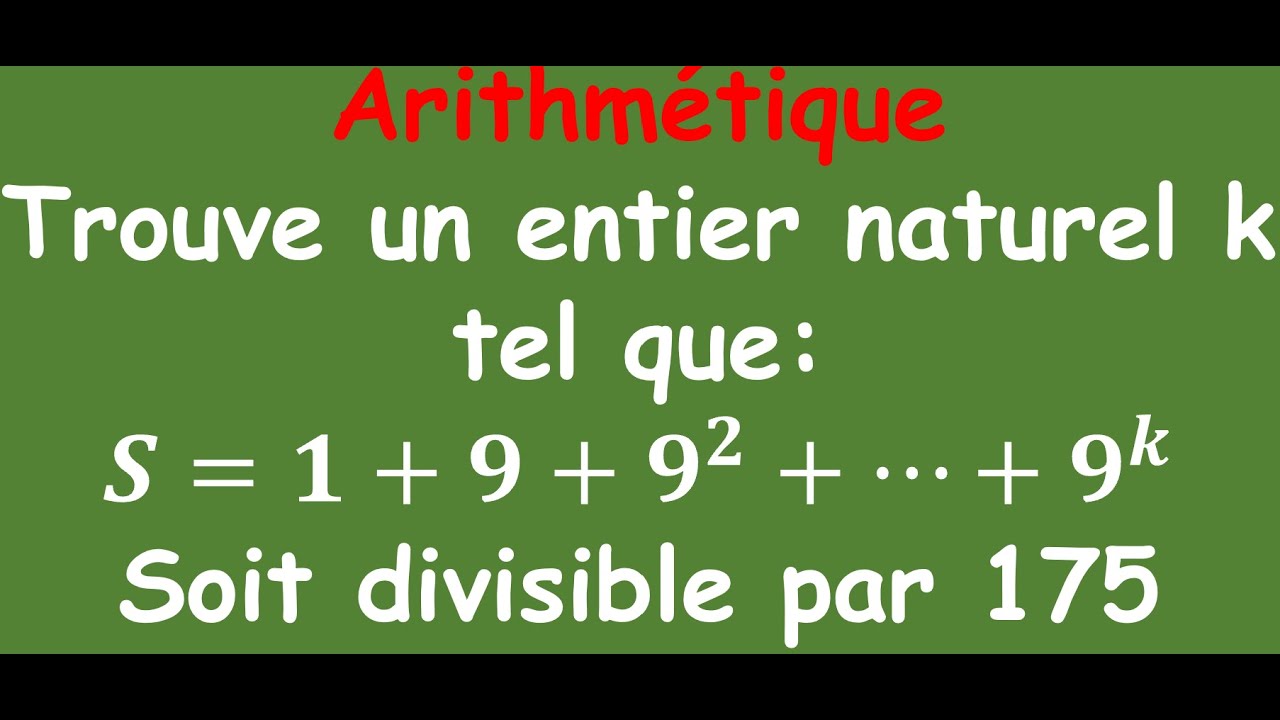 L'astuce d'Euler pour résoudre ce problème de divisibilité complexe