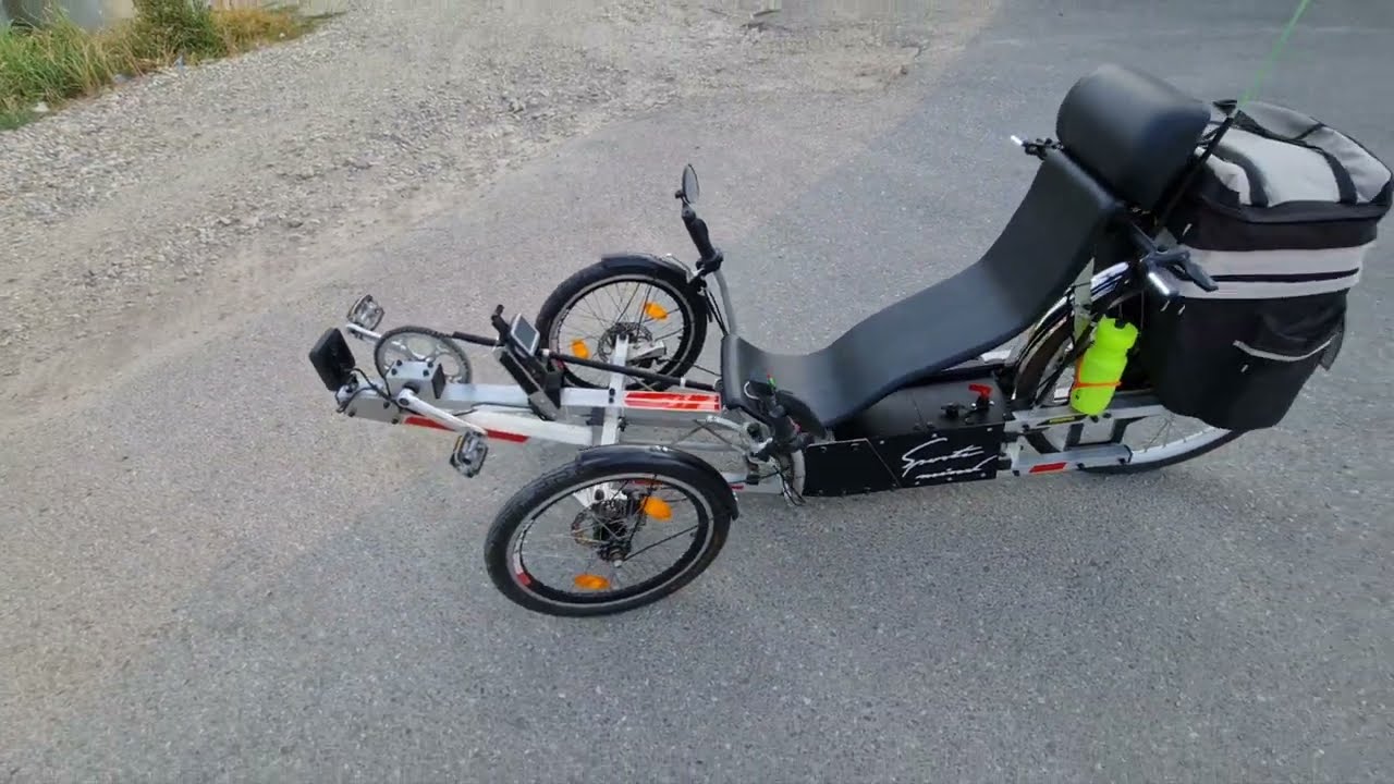 Un alt OZN la mine pe canal...1000W Recumbent Trike