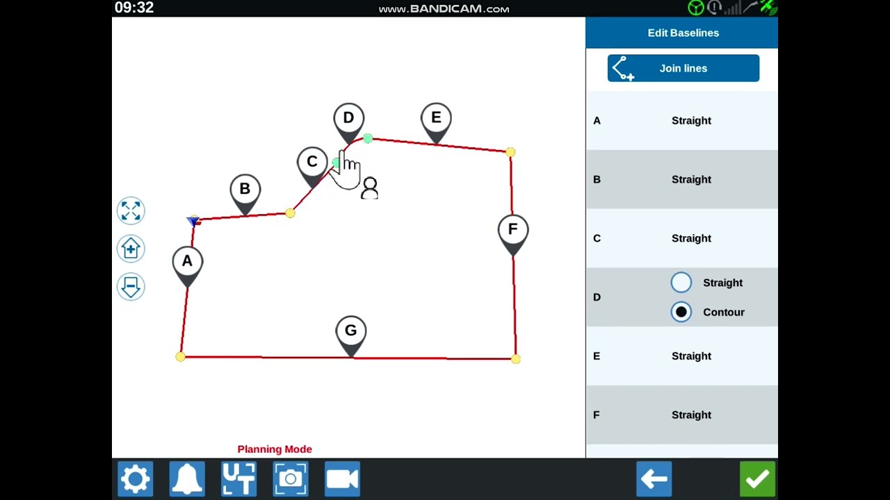 Raven CR12 - Record field using cornerpoints