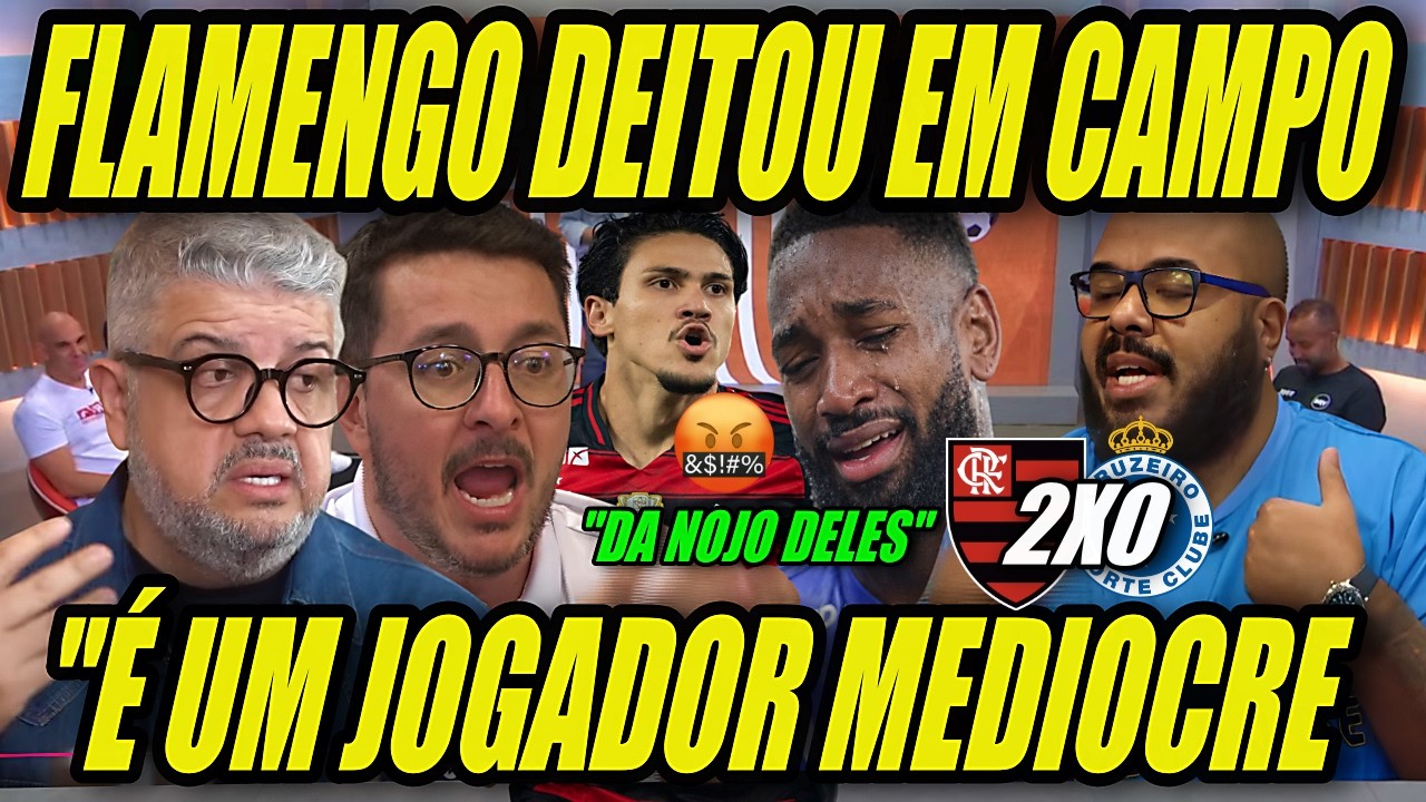 😬 MÍDIA MINEIRA ENTROU EM PANE APÓS DERROTA DO CRUZEIRO PARA O FLAMENGO! GERSON DETONADO